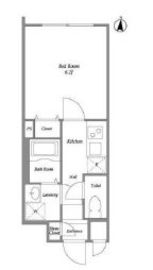 リーガランド都立大学 202 間取り図