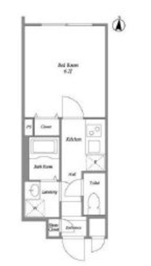 リーガランド都立大学 302 間取り図