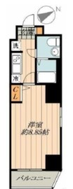 フュージョン日本橋箱崎 401 間取り図