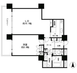 リバーポイントタワー 1111 間取り図