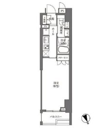 浜町アパートメンツ 303 間取り図