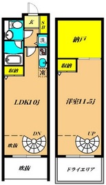 カッシア目黒 107 間取り図