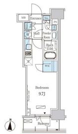 パークアクシス錦糸町ウエスト 203 間取り図