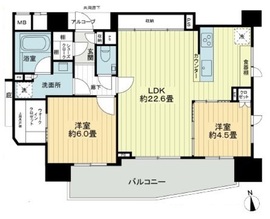 ウィルローズ市谷柳町 12階 間取り図