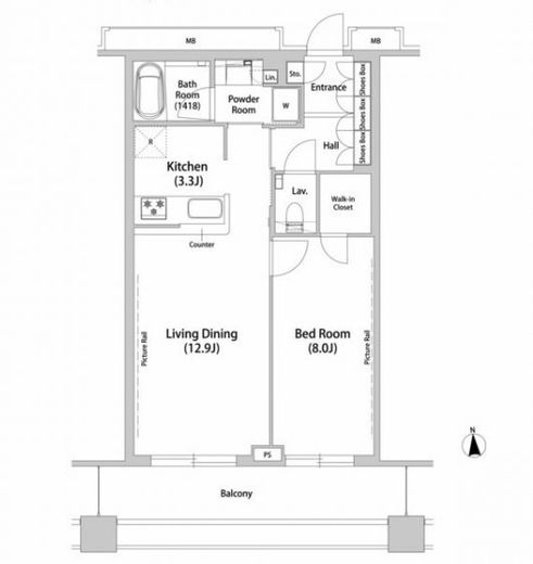 品川ハートビュータワー 2007 間取り図