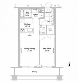 品川ハートビュータワー 2007 間取り図