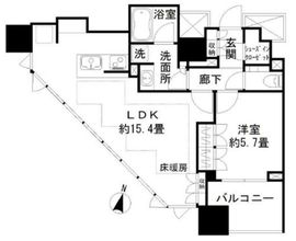 ザ・千代田麹町タワー 10階 間取り図