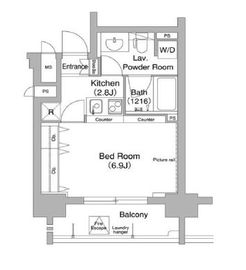 コンフォリア下北沢 319 間取り図