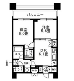 レジディア錦糸町 1205 間取り図