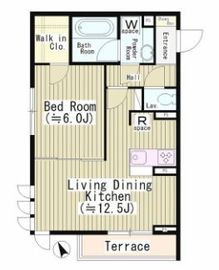 カーサヴェルデ富ヶ谷 303 間取り図