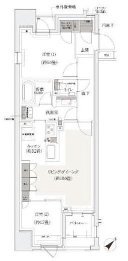プライムスタイル東日本橋 4階 間取り図