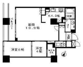 ガレリアグランデ 18階 間取り図