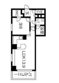 メトロフロント神田 406 間取り図