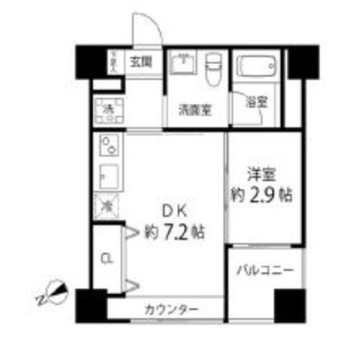 ハイリーフ上野 503 間取り図