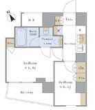 ブリリアイスト文京茗荷谷 407 間取り図