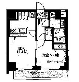 レガリア新中野 401 間取り図