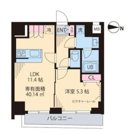 レガリア新中野 501 間取り図