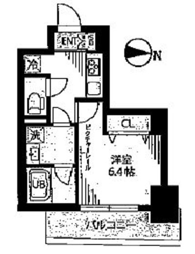 レガリア新中野 303 間取り図