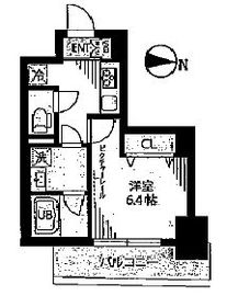 レガリア新中野 403 間取り図