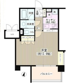 アゼリアテラス新宿 4階 間取り図