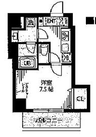 レガリア新中野 304 間取り図