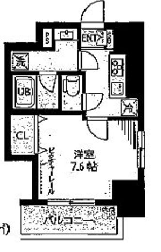 レガリア新中野 605 間取り図