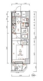 アルテシモリーノ 402 間取り図