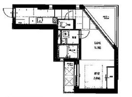 La Douceur不動前 (ラドゥセール不動前) 403 間取り図