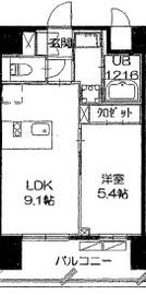 クレアツィオーネ赤坂 202 間取り図