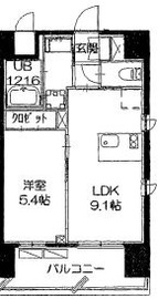 クレアツィオーネ赤坂 203 間取り図