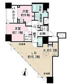 ザ・千代田麹町タワー 14階 間取り図