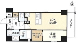 シティインデックス千代田秋葉原 8階 間取り図