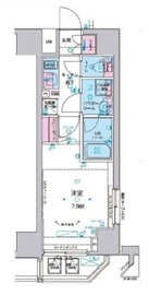 ジェノヴィア麻布十番グリーンヴェール 14階 間取り図