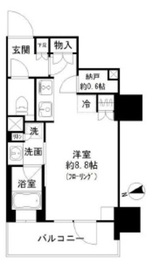 パークリュクス虎ノ門 12階 間取り図