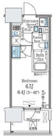 パークキューブ大井町レジデンス 411 間取り図