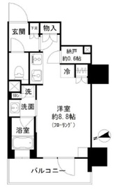 パークリュクス虎ノ門 13階 間取り図