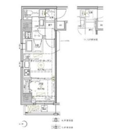 クレイシア秋葉原ラグゼスウィート 2階 間取り図