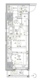 クレイシア秋葉原ラグゼスウィート 3階 間取り図