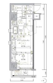 クレイシア秋葉原ラグゼスウィート 4階 間取り図