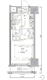 クレイシア秋葉原ラグゼスウィート 2階 間取り図