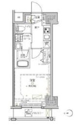 クレイシア秋葉原ラグゼスウィート 11階 間取り図