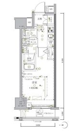 クレイシア秋葉原ラグゼスウィート 2階 間取り図