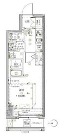 クレイシア秋葉原ラグゼスウィート 3階 間取り図