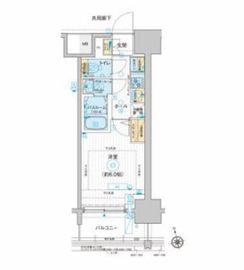 ディームス品川南大井 902 間取り図