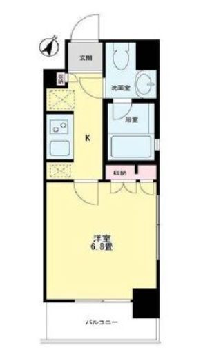 コスモリード目黒学芸大学イースト 104 間取り図