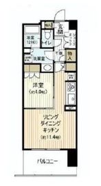 東京ミッドベイ勝どき 4階 間取り図