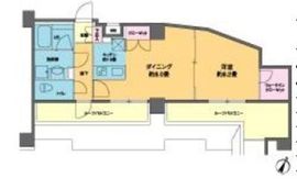 カスタリア南麻布 503 間取り図