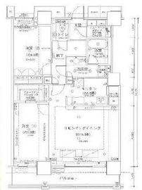 ベイクレストタワー 35階 間取り図