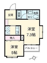 ベルジューレ高輪 502 間取り図