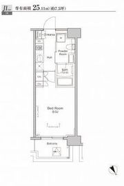 プラウドフラット渋谷富ヶ谷 406 間取り図